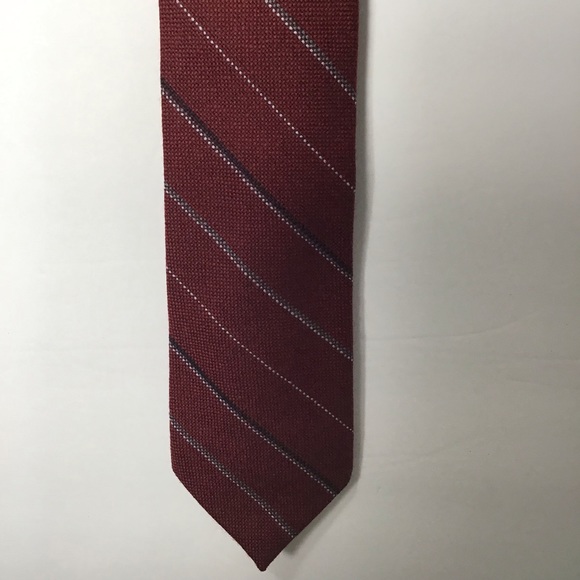 100% Lamb’s Wool Striped Necktie - Picture 3 of 7